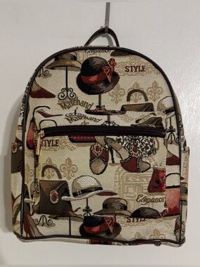 Tapestry Mini Backpack with Hats, Shoes and bags NWOT